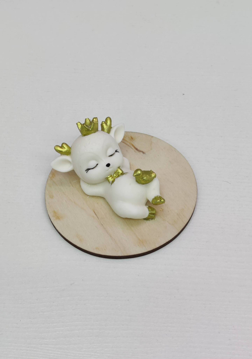 Олененок принц из шоколадной глазури