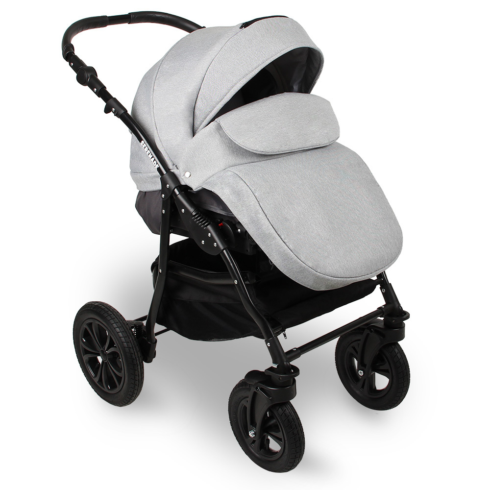 Коляска SERENADE 20 2в1 (Smile Line) (Se 21 (т.серый+св.серый))