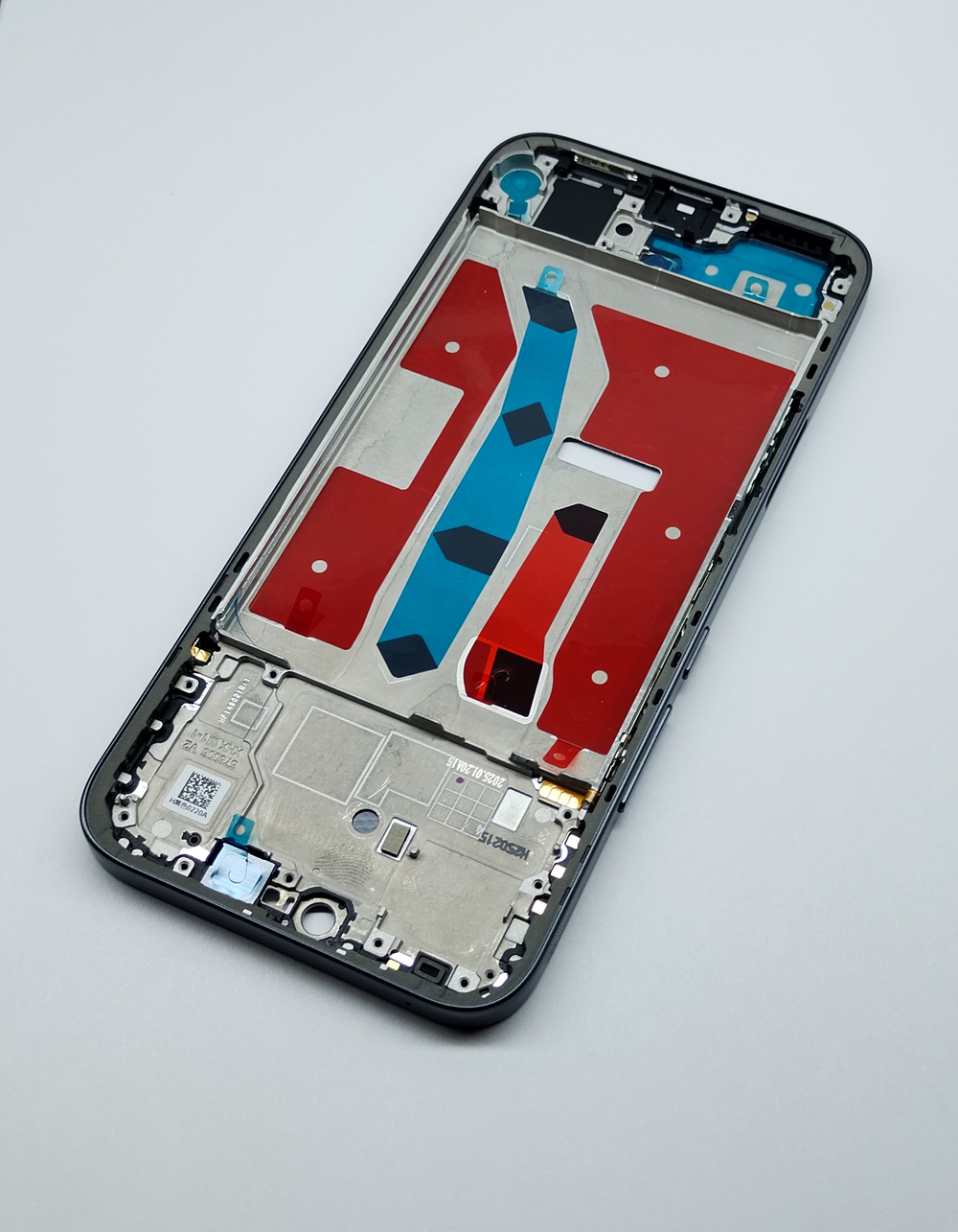 Honor 400 Lite (ABR-NX1) - рамка дисплея (корпус) + шлейф кнопок + кнопки (ORIG)