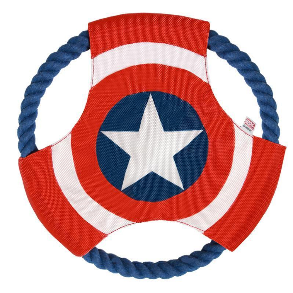 Игрушка для собак Marvel Капитан Америка "Летающий диск", 220мм, Triol-Disney