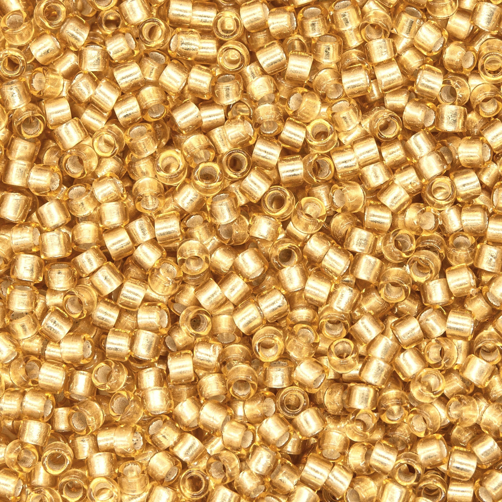 Японский бисер TOHO Treasure (№22F), с внутренним серебрением, прозрачный матовый