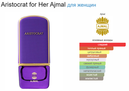 AJMAL Aristocrat for Her 75 ml (duty free парфюмерия)
