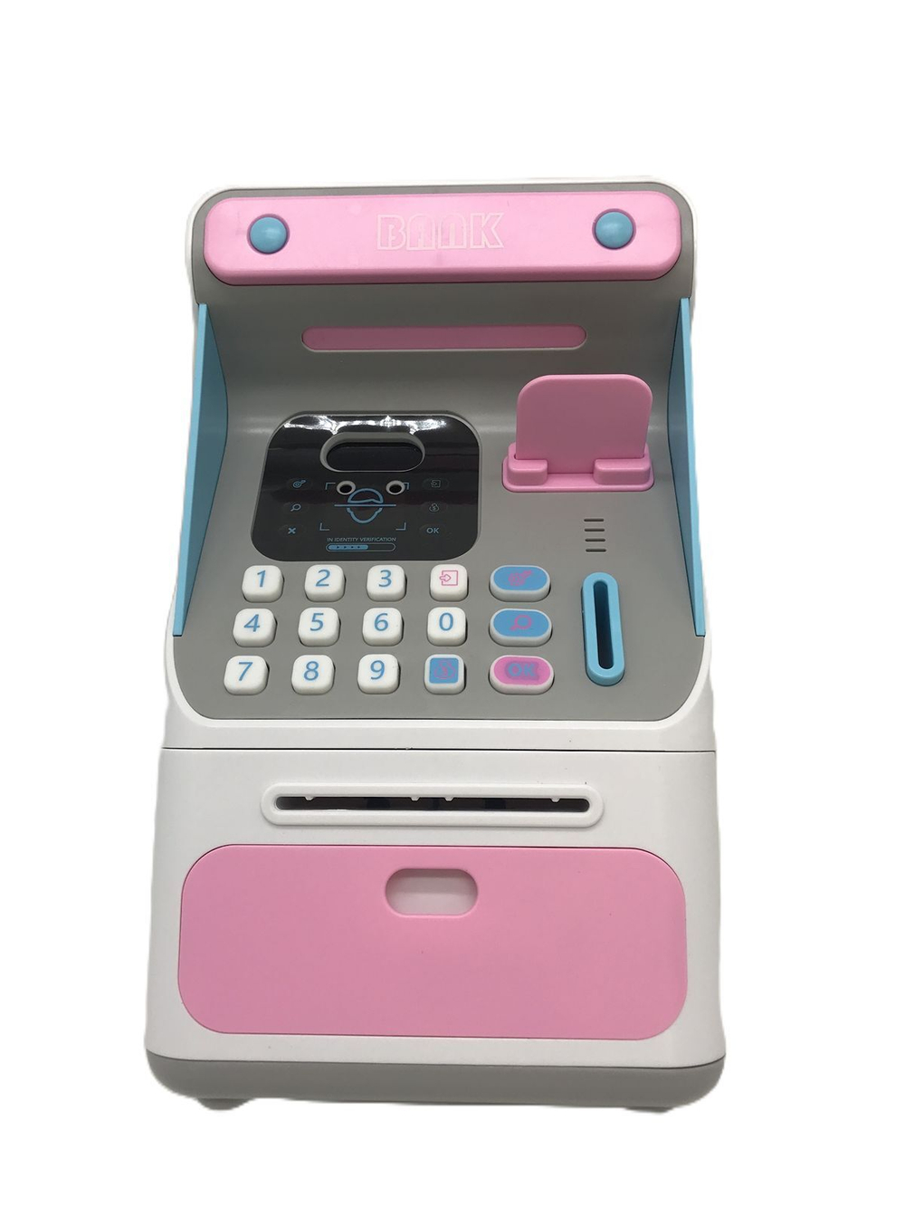 Игрушка Копилка Банк, цвет голубой (7010A)