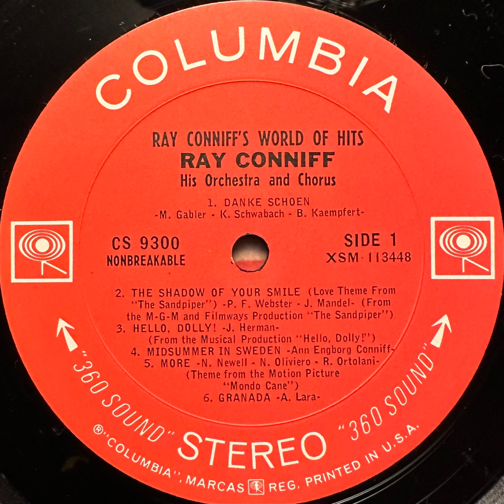 Ray Conniff With His Orchestra And Chorus - Ray Conniff's World Of Hits (США 1966г.)