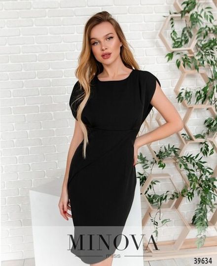 Платье 3021-чёрный Minova Фото 2