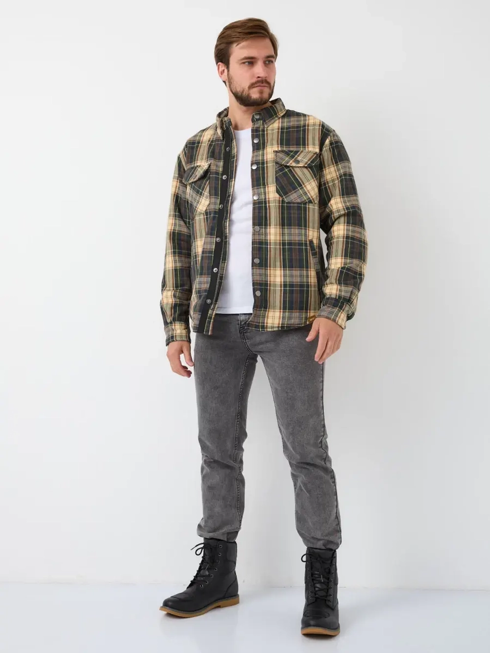 моторубашка MCP Rebel Full Kevlar Green/Brown