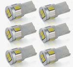 Светодиод 12-24V T10  6SMD 3570 WHITE CSP 5.5W 6000K (биполярные) (2шт) SUPER VISION Парус SP-04T10
