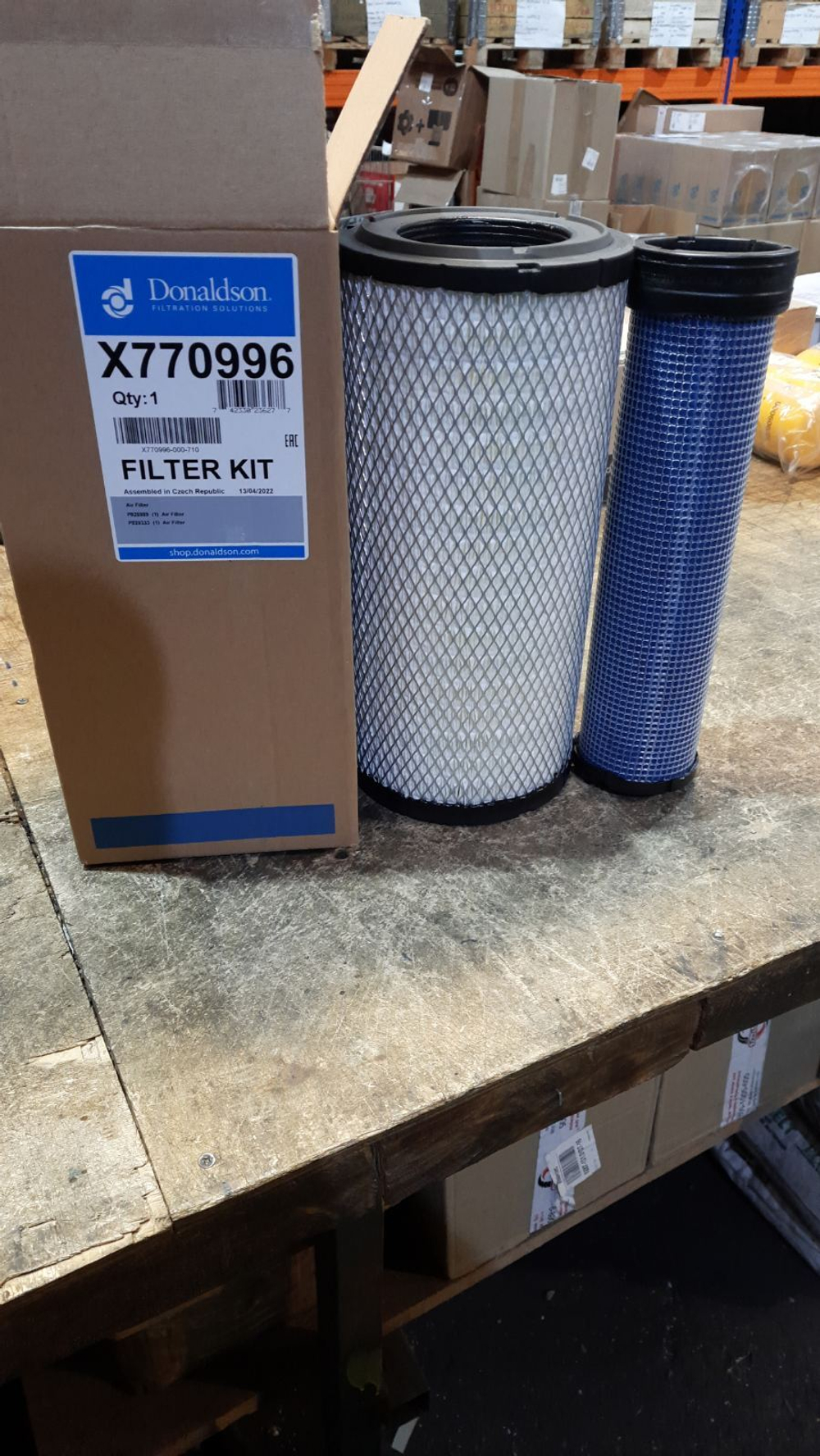 Фильтр воздушный комплект Donaldson X770996 (P828889+P829333)