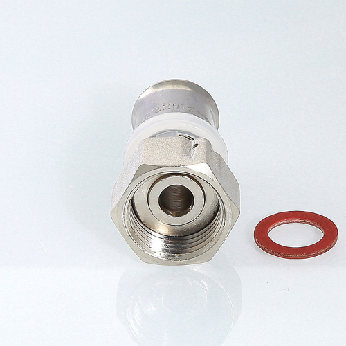 Соединитель пресс Valtec с накидной гайкой 16х1/2" (VTm.222.N.001604)