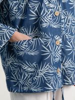 Пыльник Летний день (бело-синий) Б15182-8М LT Collection