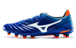 Mizuno Morelia Neo II AG (rubber short nails) non-slip breathable sweat-absorbent football shoes men's blue