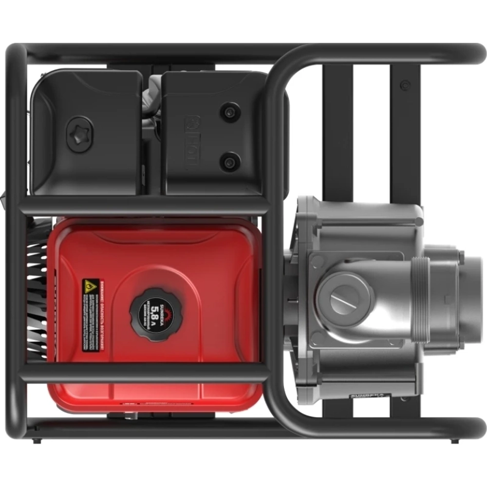 SUNREKA GWP100TX мотопомпа бензиновая 14 л.с, 1800 л/мин, диаметр 100 мм, 215009