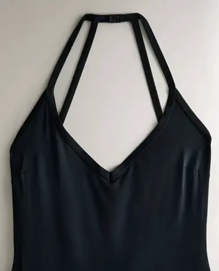 ZARA HOME КУПАЛЬНИК С БРЕТЕЛЬКАМИ НА СПИНЕ, ЧЕРНЫЙ