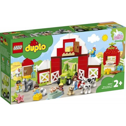 Конструктор LEGO DUPLO - Сарай, трактор и животные на ферме 10952