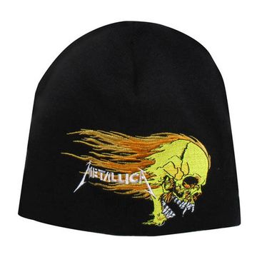 Шапка Metallica череп в огне