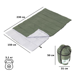 Спальный мешок Green Glade Comfort 230-2X