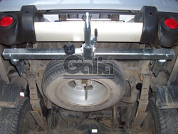 Фаркоп оцинкованный Galia M120A для Mitsubishi L200 1996-2006, 2006-2015, 2015-, Fiat Fullback 2016-(паспорт и сертификат в комплекте)(без электрики)