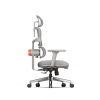 Эргономичное компьютерное кресло FoxGear NETZ модель XO - office edition, серый (FG-NETZ-XO-GY)
