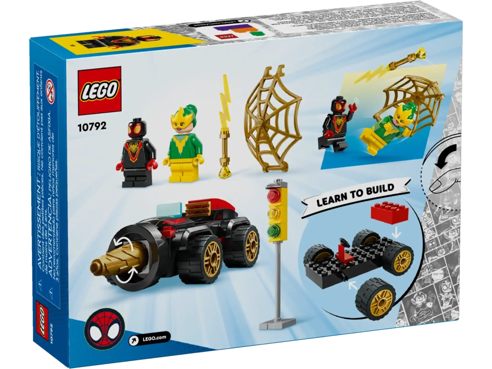 Конструктор LEGO Marvel 10792 Вращающаяся машина-дрель