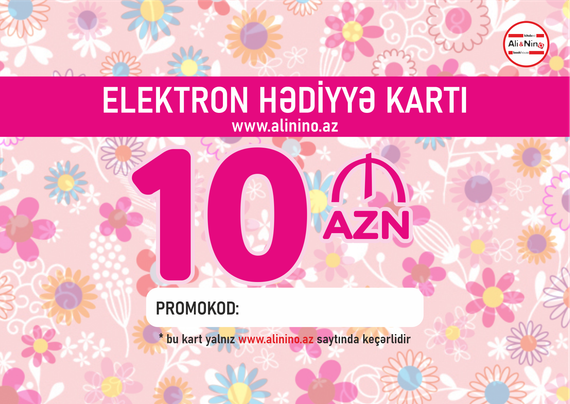 Elektron hədiyyə kartı 10 AZN