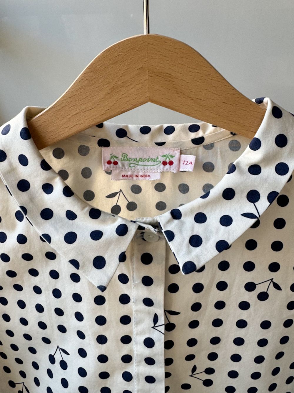 Хлопковая рубашка Bonpoint, 152