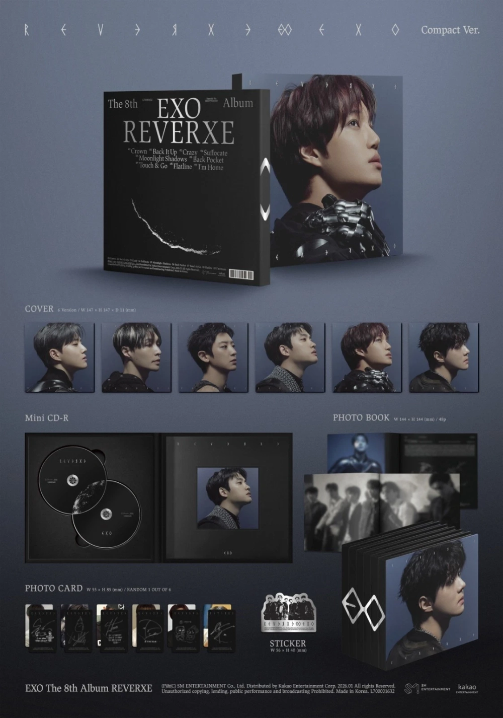 Альбом EXO - REVERXE [Compact ver.]
