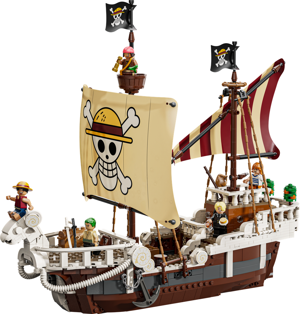 Конструктор лего уан пис Веселый пиратский корабль 75639 | LEGO One Piece The Going Merry Pirate Ship 1376 деталей 10+