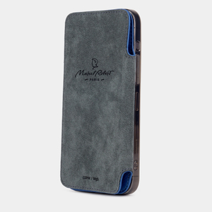 Чехол для iPhone 13 Pro Max из кожи теленка, цвета синий королевский