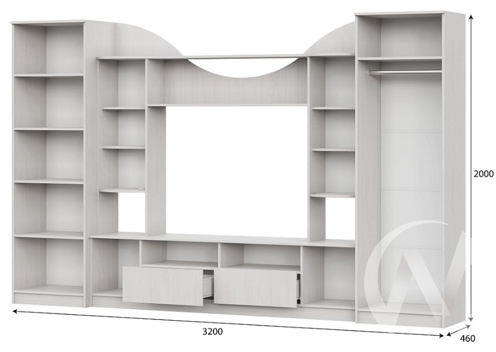 Гостиная МГС 8 исполнение 1