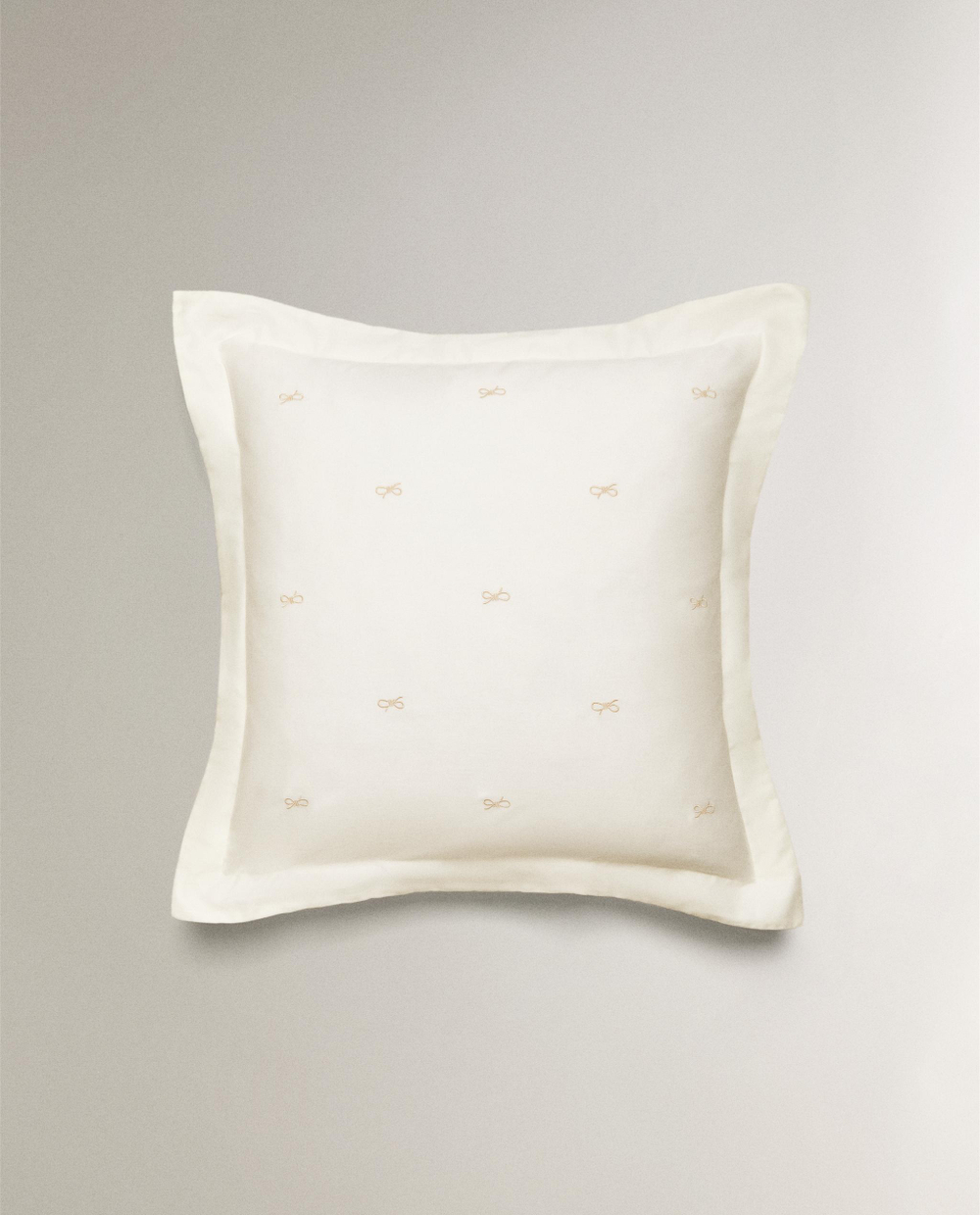 Наволочка Zara Home сатин, хлопок 100%, однотонный, 5187/091