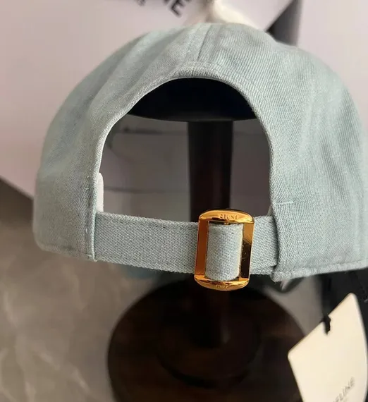 Бейсболка CELINE из хлопка, голубой