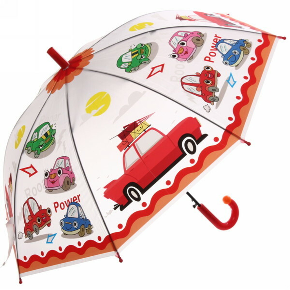 Зонт детский полуавтомат «Ultramarine- Веселые зверята», 8 спиц, d-86, в сложе. виде 65см