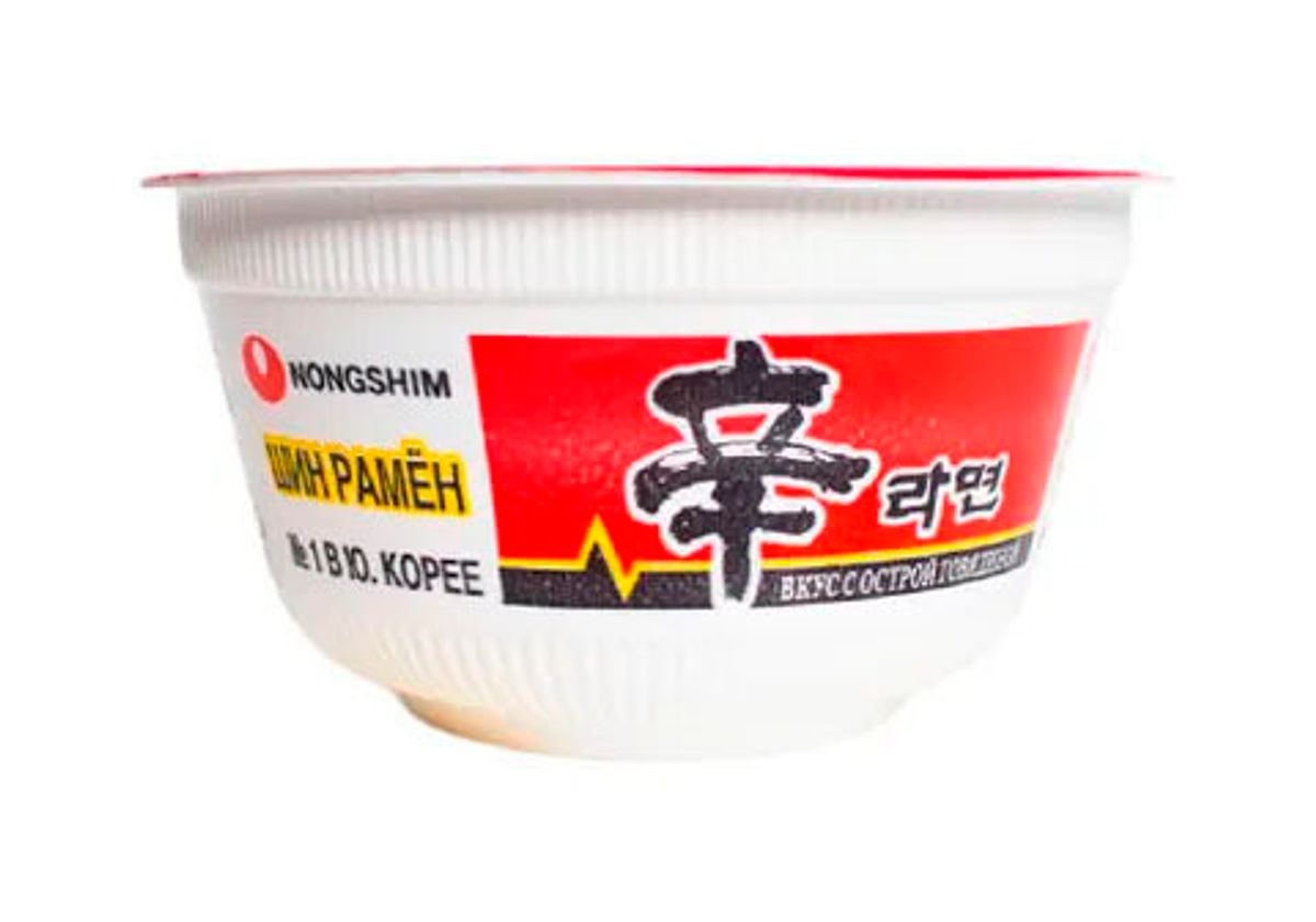 Лапша Нонгшим Шин Рамён BIG BOWL, 114г