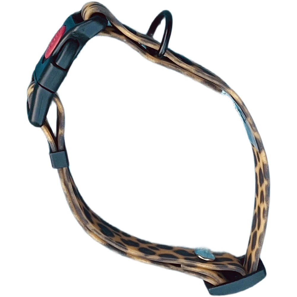 Ошейник леопардовый из Биотана для собак , ширина 20 мм, длина 30-40 см М