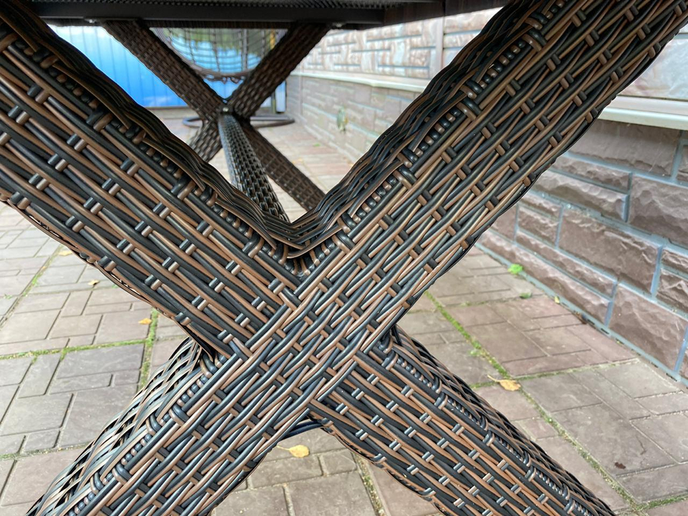 Обеденный стол из искусственного ротанга КРОСС МЭДИСОН «CROSS MADISON» арт.A00081