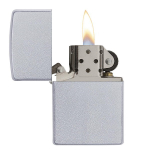 Набор Zippo (зажигалка Zippo 205 Satin Chrome и газовый вставной блок с двойным пламенем)