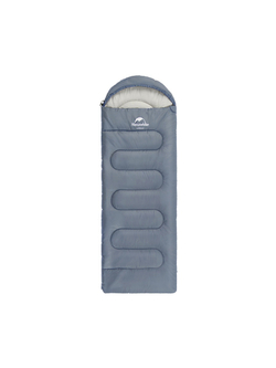Мешок спальный Naturehike Y150L, 220х85 см, (правый) (ТК: +11C), синий