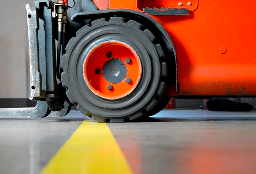 Сигнальная лента для разметки из ПВХ tesa® 60760