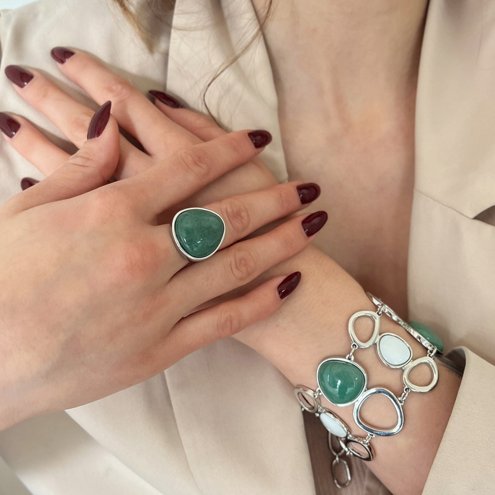 Кольцо Possebon Q.Verde K0916.17 16 S