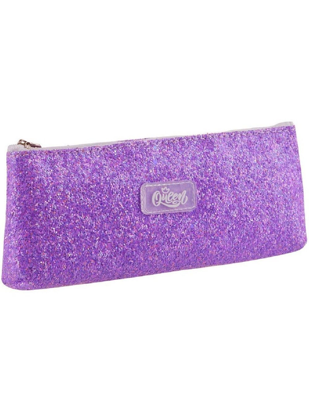 Пенал мягкий 210*85*30 ArtSpace "Queen", сиреневый, искусственная кожа с блестками