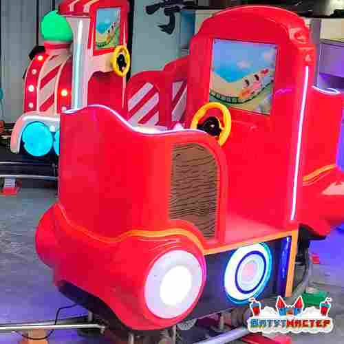 Аттракцион на рельсах «Весёлый фонарик», 4 кабинки