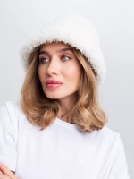 Премиальная Панама теплая из шерсти, белая, SilverFox