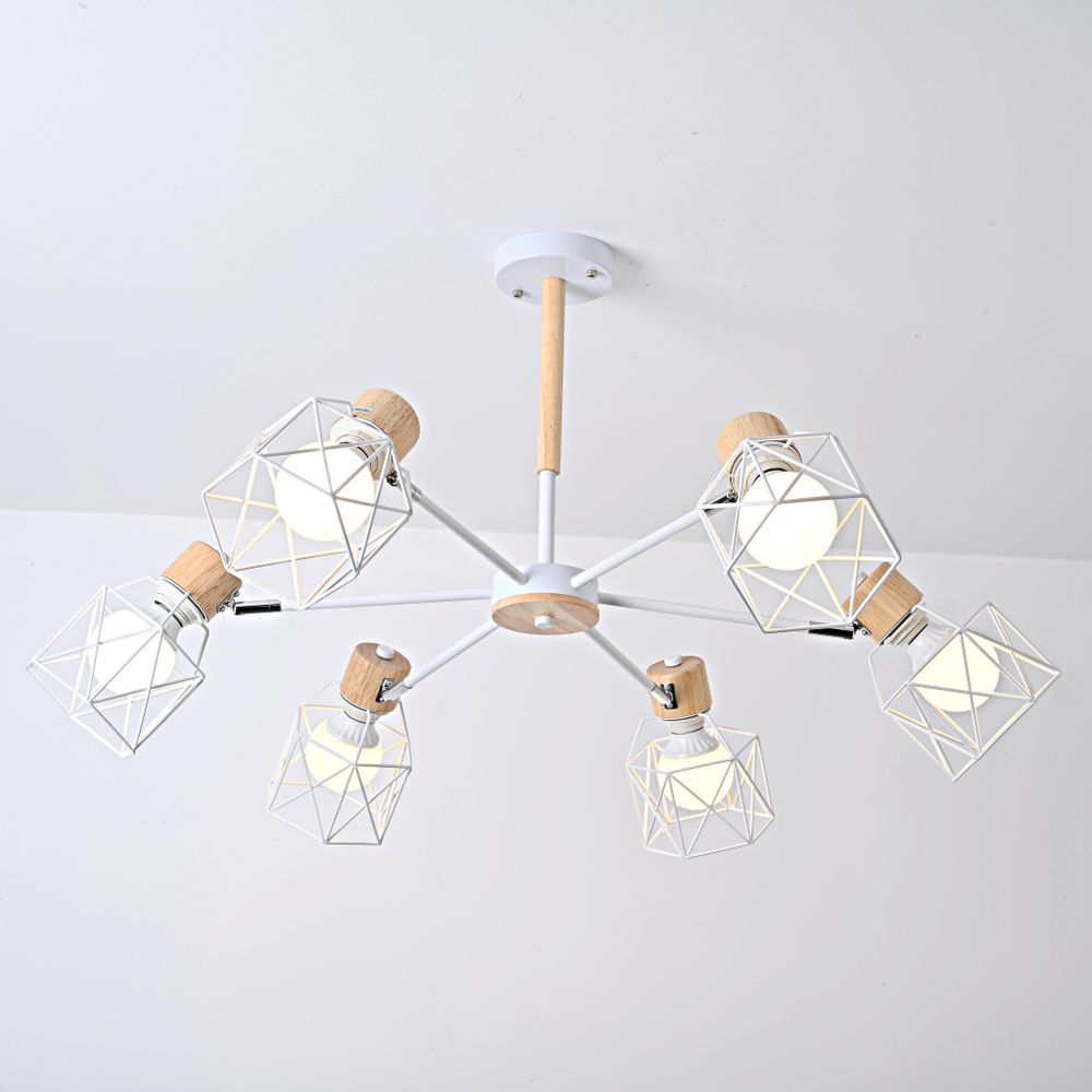 Потолочная Люстра Corf B3 White 6 Lamps By Imperiumloft