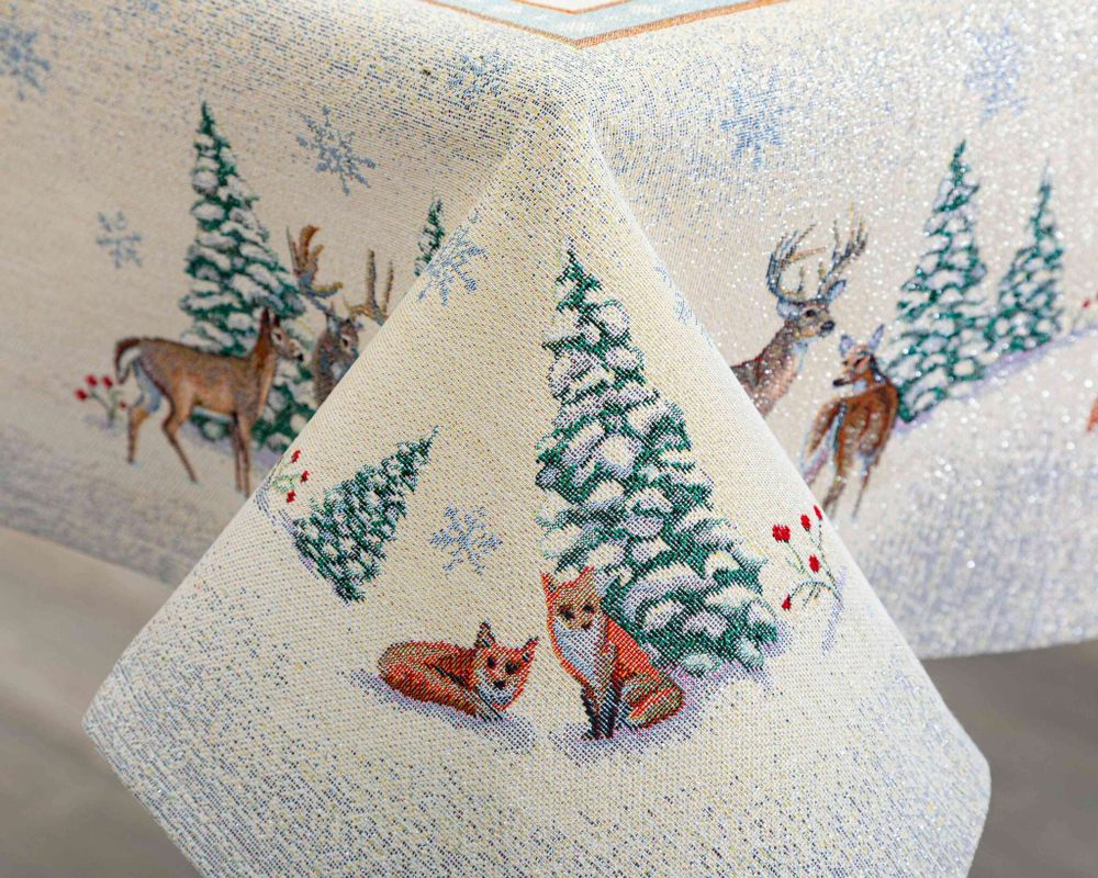 Скатерть 140х240см Mix&Match Home Бэмби бежевый