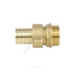 Переходник штуцерный латунь разъемный для шланга Дн 20х1/2" НР 9104 Aquasfera 9104-03