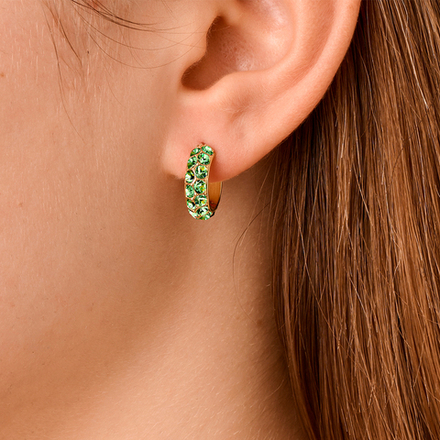 Серьги Dyrberg Kern HEIDI SG LIGHT GREEN 460523