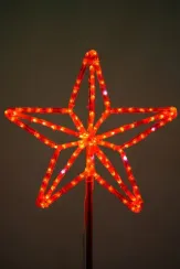 Макушка Кремлевская Эконом 50 см. для елей высотой от 3 до 5 м., красная, Green Trees (krem-50red)