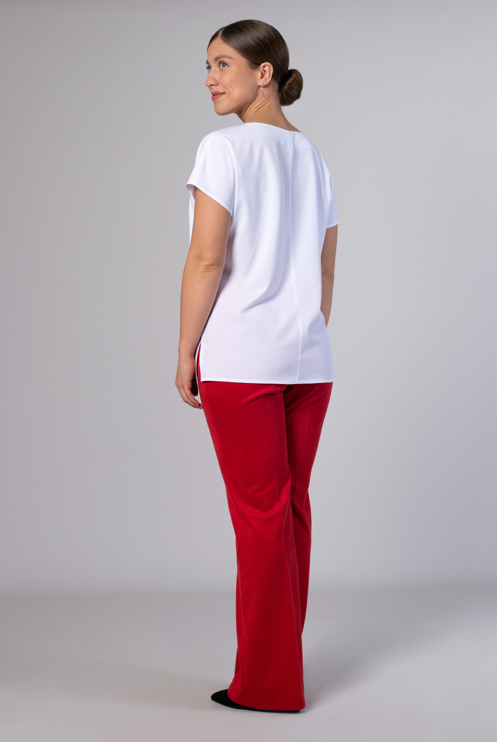 Блузка женская 3256зпа, белый #86Бел093256зпа