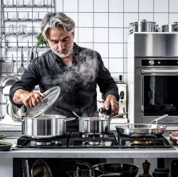 KitchenAid Кастрюля Mutli-ply 24 см 4,9 л с крышкой