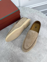 Лоферы Loro Piana Summer Walk со вставками кожи крокодила